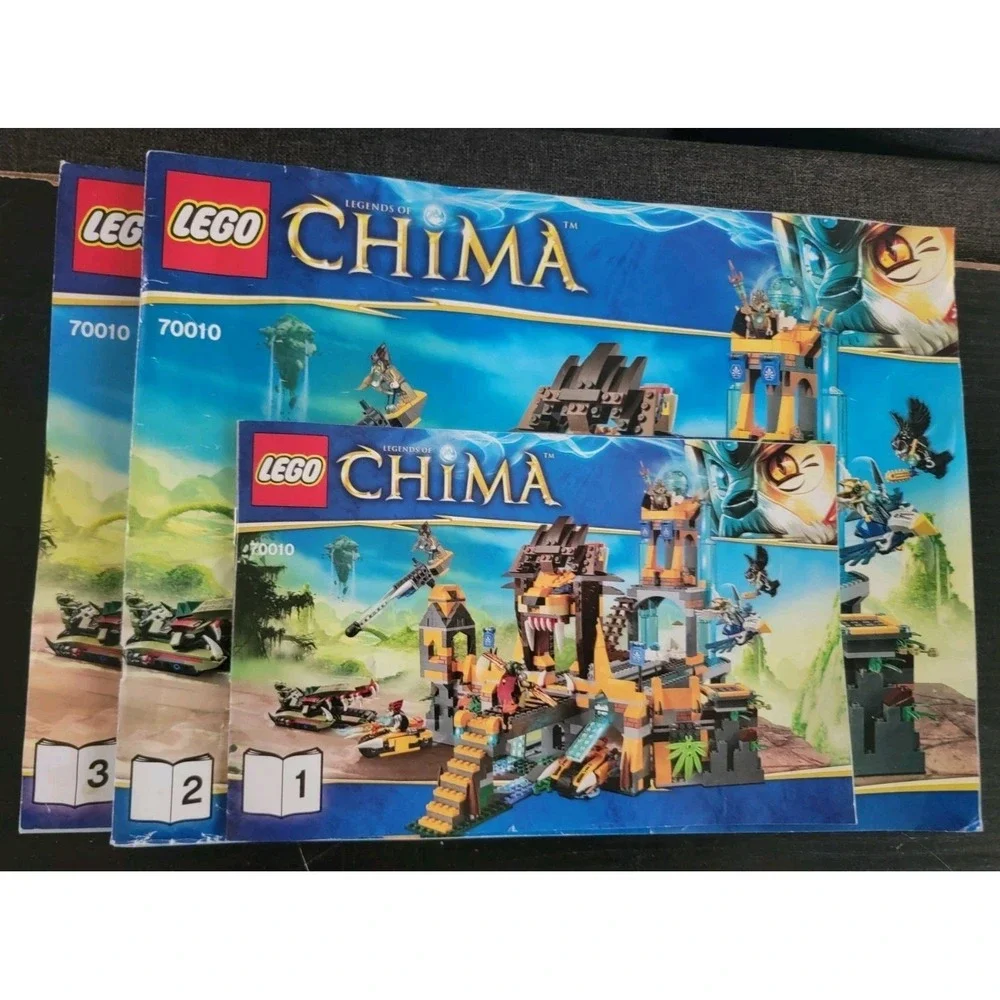 LEGO: Legends of Chima The Lion CHI Temple 70010 Empty Box And Manuals Only